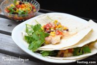 Sizzling Fish Tacos with Golden Corn Salsa