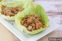 Chicken and Rice Cabbage Bundles