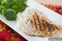 Flame-Kissed Maple Salmon