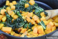 Pan-Seared Butternut Squash with Herbs
