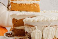Autumn Spice Pumpkin Pie Cake Gluten Free Option