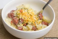 Sizzling Sausage and Spud Skillet