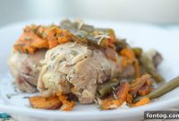 Maple Glazed Instant Pot Chicken and Sweet Potatoes
