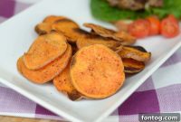 Golden Sweet Potato Crisps