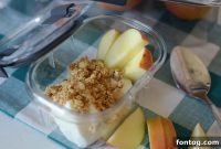 Vanilla Apple Parfaits and Food Storage Hacks Giveaway