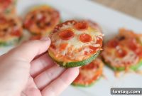 Zucchini Pizza Poppers