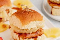 Tropical Chicken Sliders
