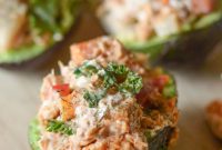 Zesty Tuna Avocado Boats
