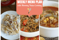 October 22nd: Your Weekly Meal Guide