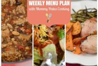 Weekly Menu Plan November 5th