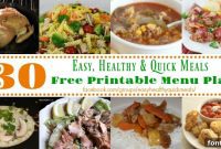 Effortless, Nutritious, and Fast November Dinners