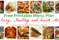 December’s 31 Easy, Healthy, & Quick Meal Ideas