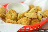 Crunchy Air Fryer Pickles