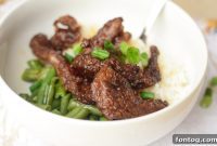 Restaurant-Style Air Fryer Mongolian Beef