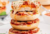 Crispy Air Fryer Pizza Bagels