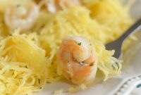 Zesty Gluten-Free Shrimp Scampi over Spaghetti Squash