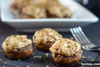 Balsamic Kissed Stuffed Mushrooms