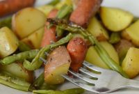 Hearty Air Fryer Sausage & Potato Hash with Beans