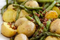 Air Fryer Green Bean Potato Medley