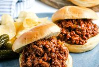 Ninja Foodi Slow Cooker Sloppy Joes