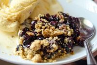 Easy Ninja Foodi Gluten Free Blueberry Crisp