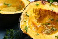 Sweet and Savory Roasted Acorn Squash