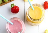 Luscious Peach Mango Smoothie