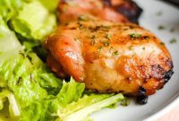 Smoked and Juicy Pellet Grill Chicken Thighs