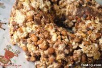 Sweet & Salty Chocolate Popcorn Cake