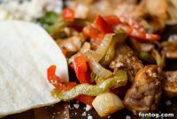 Smoked Chicken Fajita Foil Packets