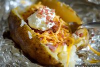 Smoky Pellet Grill Baked Potatoes