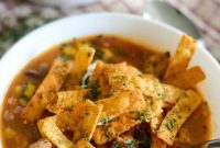 Creamy Ninja Foodi Chicken Enchilada Soup