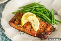 Smoky Pellet Grilled Salmon