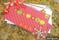 Elmer’s Glitter-Glue Recipe Cards: A Festive DIY Gift