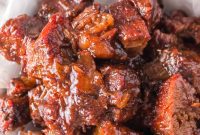 Pellet Smoked Candied Burnt Ends