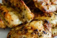 Ninja Foodi Golden Crispy Pesto Chicken