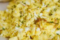 Fluffy Ninja Foodi Air Fryer Scrambled Eggs