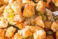 Perfect Golden Ninja Foodi Stuffing