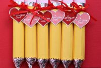 DIY Pencil Valentines
