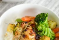 Ninja Foodi Sticky Sweet and Sour Chicken Skewers