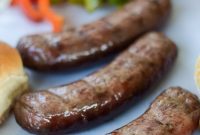 Pellet Smoked Bratwurst Perfection
