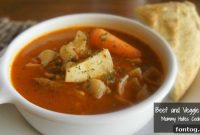 Robust Beef and Garden Vegetable Soup
