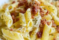 Creamy Gluten-Free Chicken Penne Alfredo