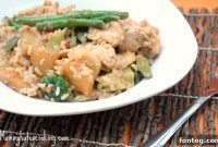 Tropical Pineapple Chicken and Rice Stir-Fry