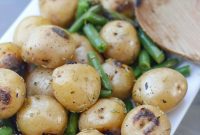 Pellet Smoked Green Bean and Potato Medley
