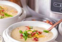 Loaded Gluten-Free Slow Cooker Baked Potato Soup