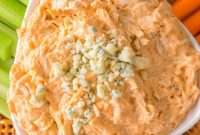 Pressure Cooker Gorgonzola Inferno Chicken Dip