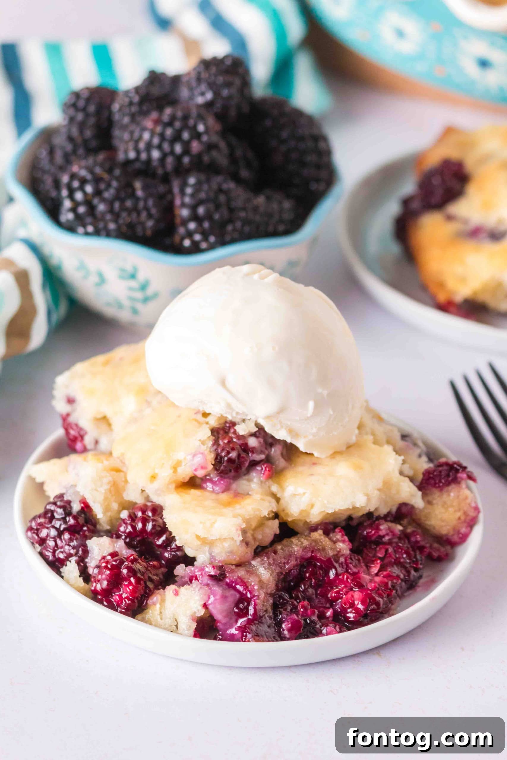 Gluten-Free Blackberry Cobbler