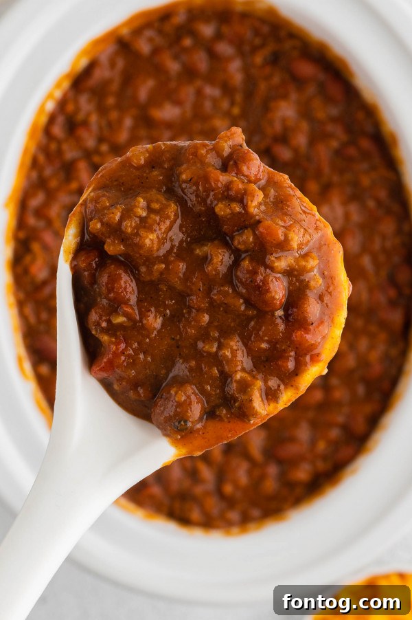 Hands-Off Slow Cooker Pumpkin Chili 3 slow cooker pumpkin chili