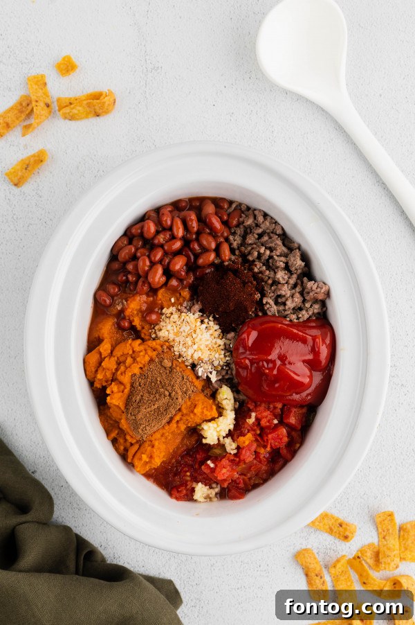 Hands-Off Slow Cooker Pumpkin Chili 4 slow cooker pumpkin chili